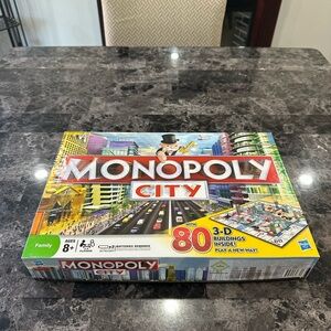 Hasbro Monopoly City Game with 3D Buildings